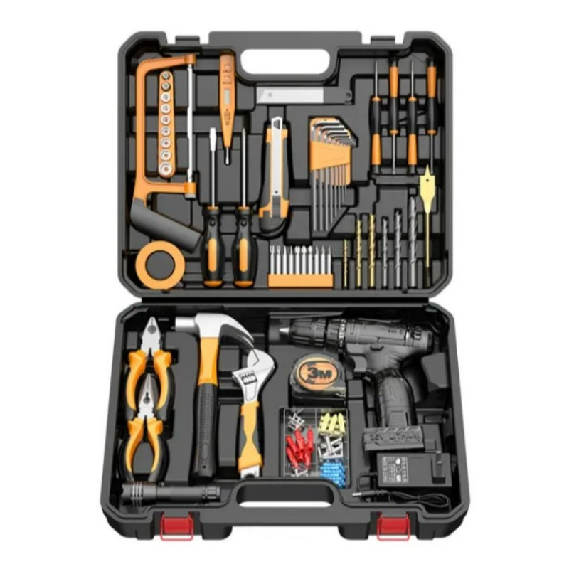 Home Power Tools Screwdriver Combination Kits Household Repair Toolkit Electric Drill Sets Hand Tool Set Manual Toolbox OEM