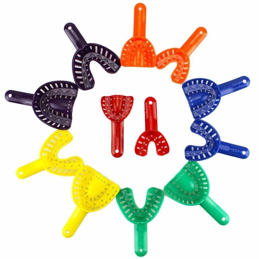 Premium Medical Orthodontic Plastic Dental Impression Tray Set