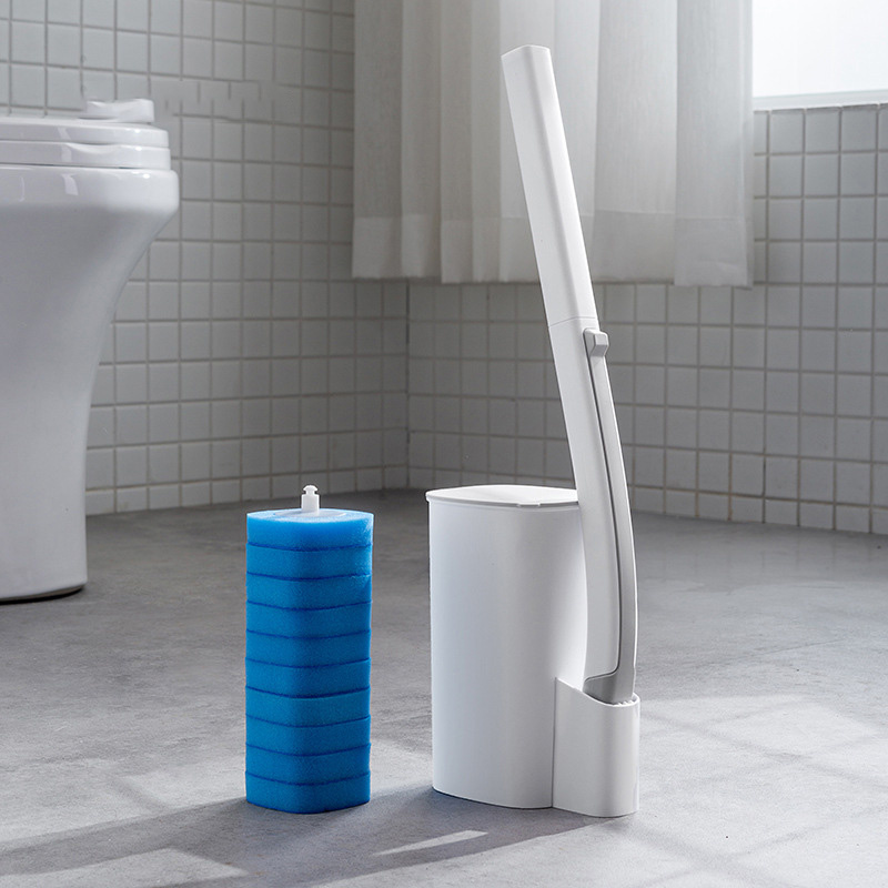 Toilet Bowl Cleaner Bathroom Disposable Sponge Scrubber Esg22315