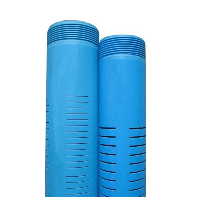 100mm PVC Casing Pipe Bell End 4inch 2inch Threaded PVC Perforated Drainage Pipes Durable Socket Glue Rubber Ring Includes Socks