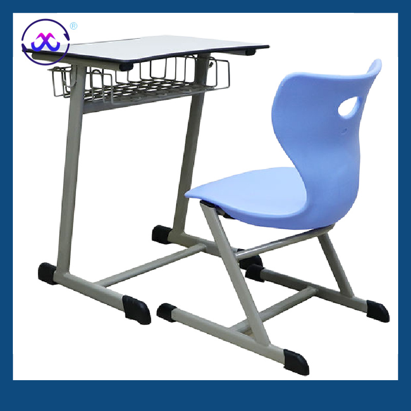 Bidding Style Ergonomic School Desk and Chair Wholesale School Furniture Study Table