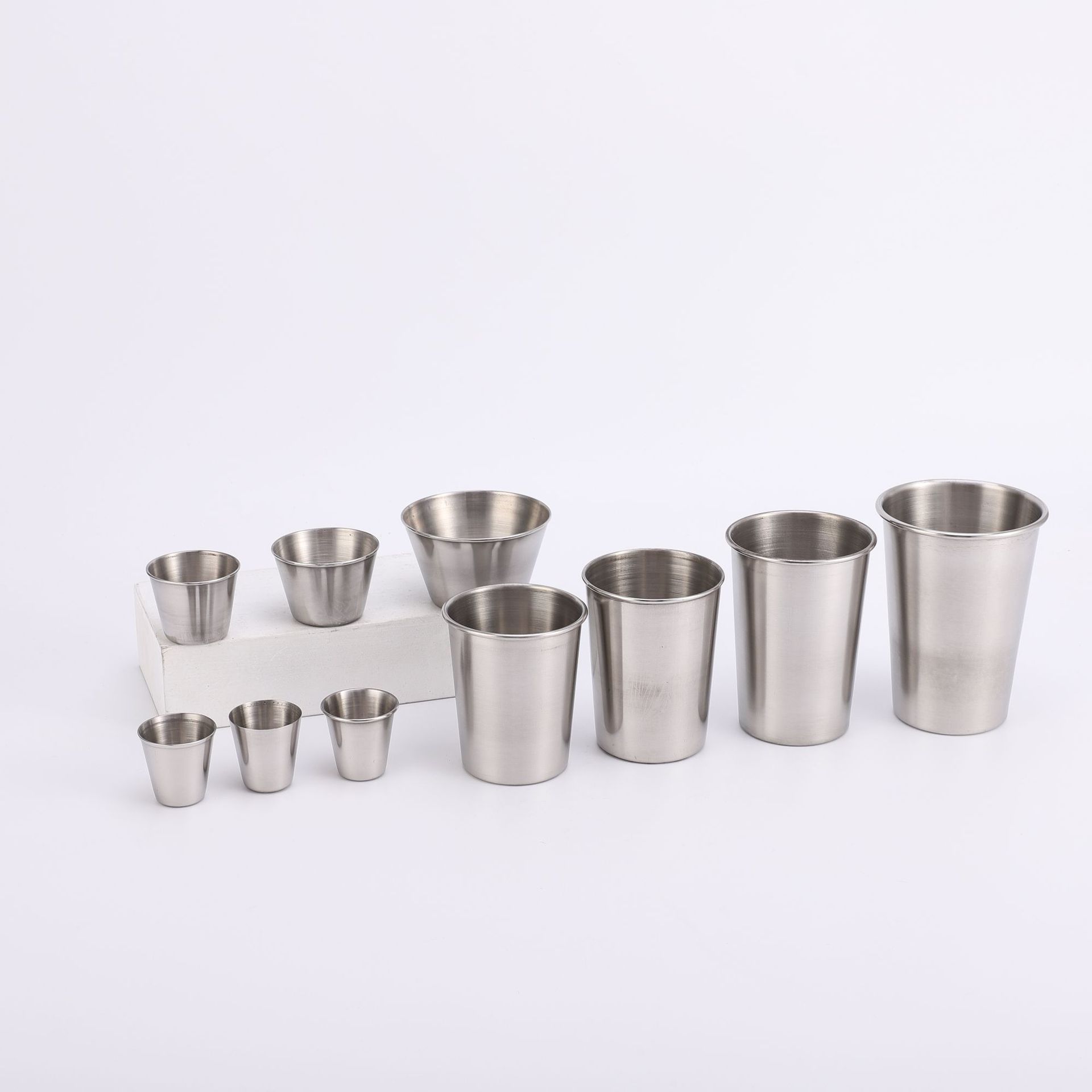 Stainless Steel Shot Glasses Shot Cup Bar Accessories Unbreakable 18/8 Stainless Steel Premium Shot Glass