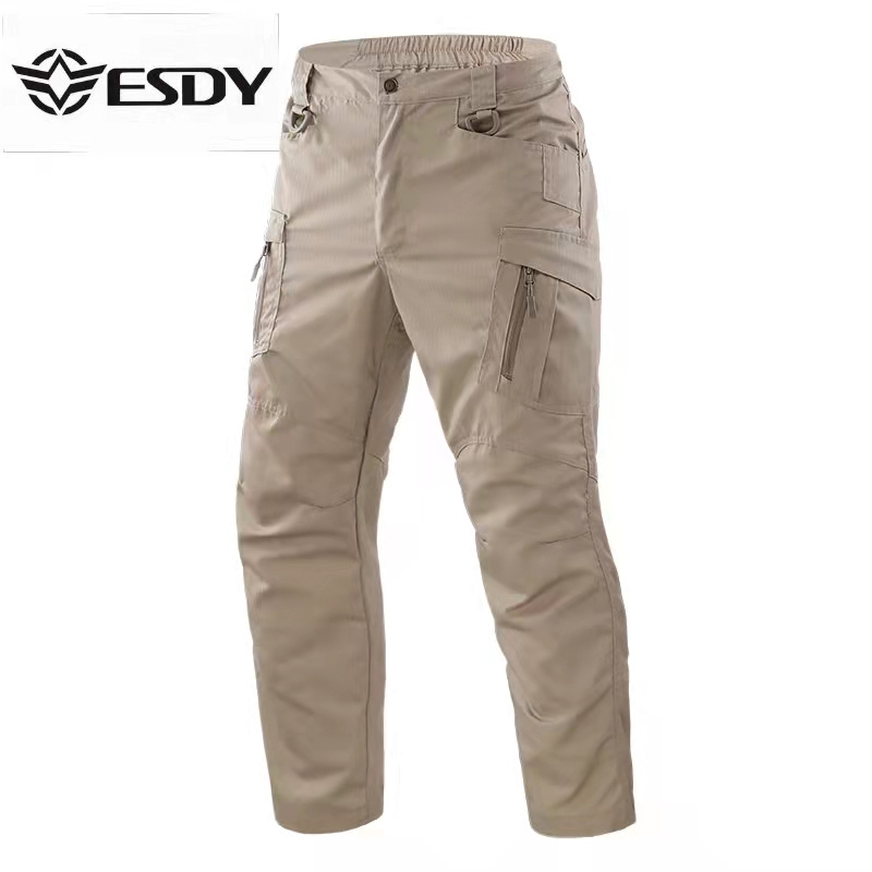 Esdy Men Casual Tactical IX9 Outdoor Sports Cargo Pants Trousers