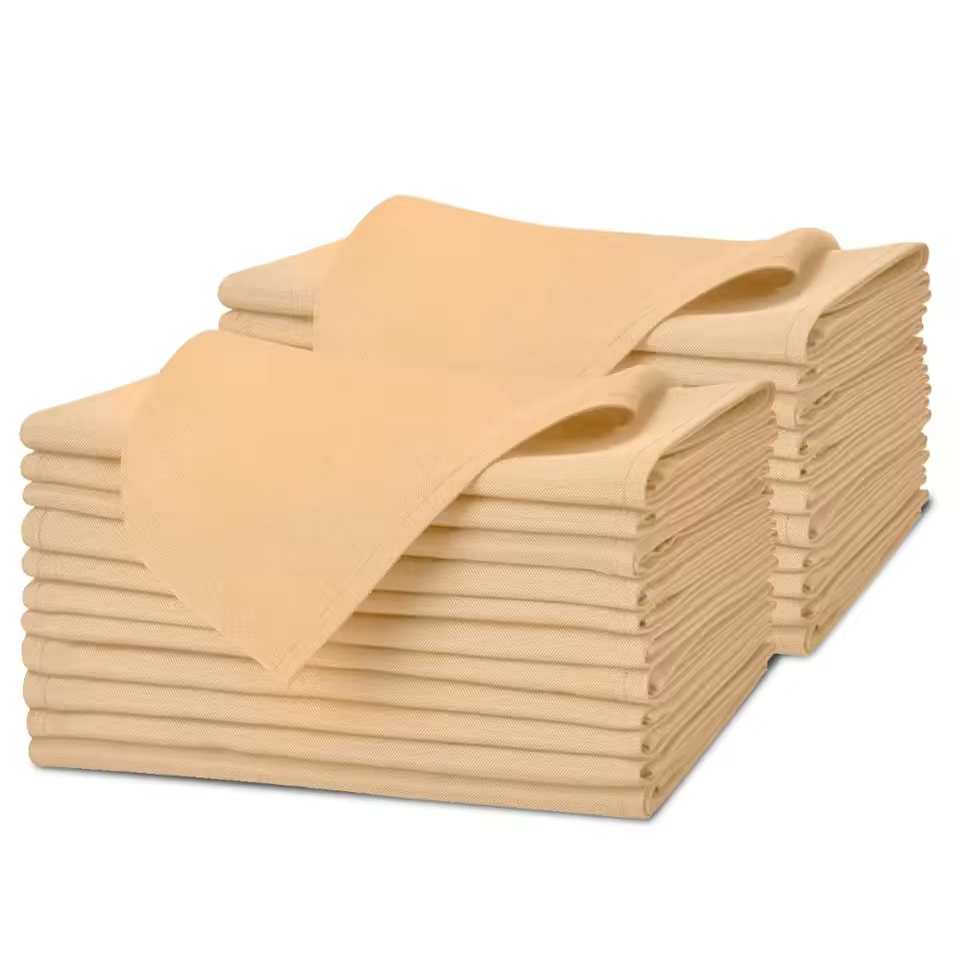 New Arrival Handmade Cotton Cloth Napkins Linen Table Dinner Wedding Decor Wholesale Private Label Manufacturer From India