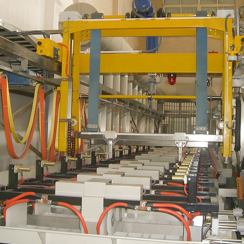 Top Supplier Controlled by Industrial Computers Gantry Hanging Plating Production Iine