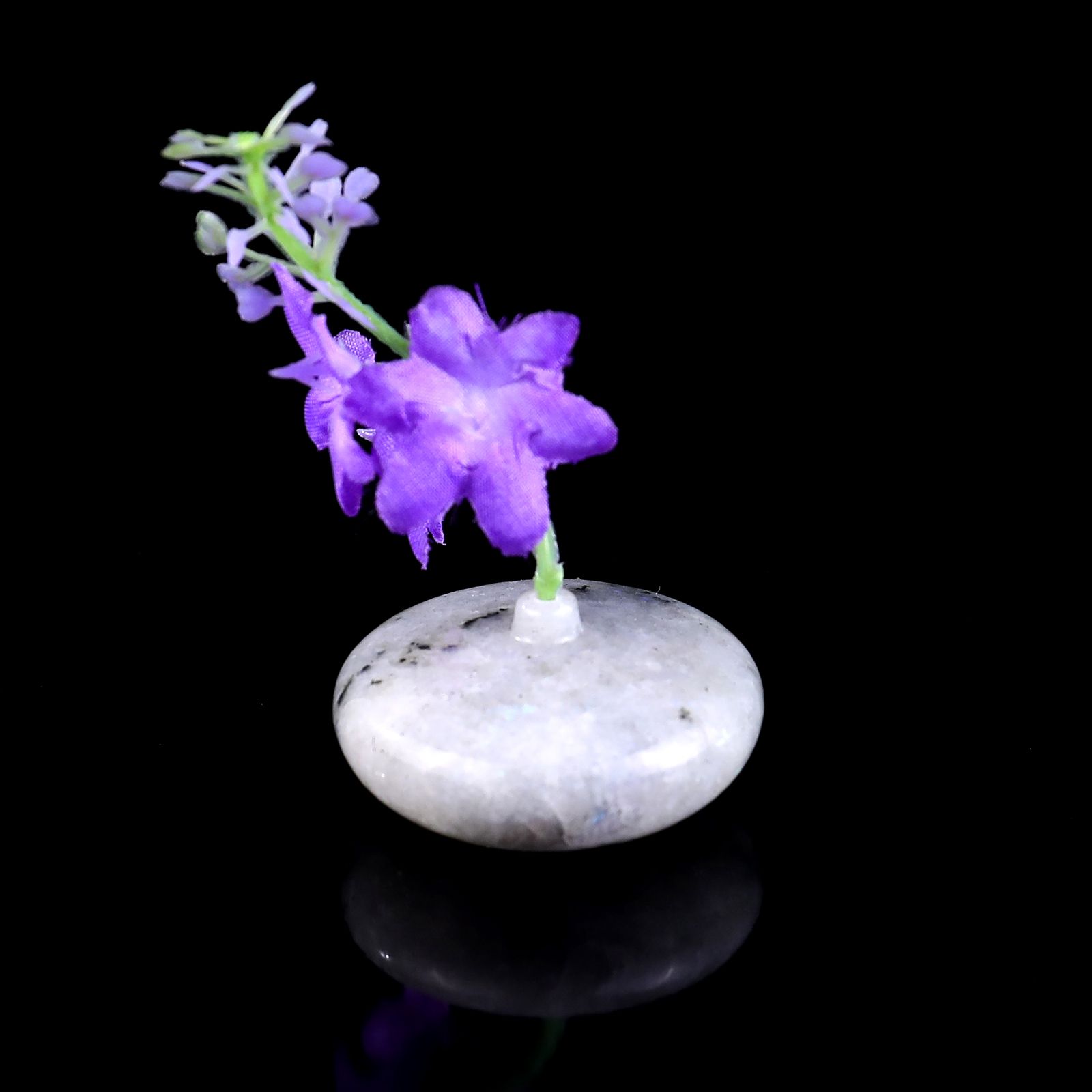Wholesale Mini Vase Natural Crystal Labradorite Incense Holder Incense Burner for Crystal Healing