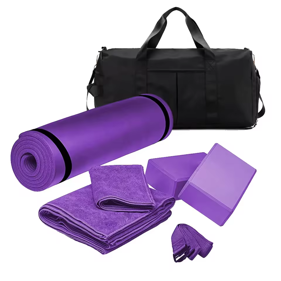 Chengmo Sports New Arrival Hot Sale Yoga Mat Set With Yoga Blocks And 2 Microfiber Towels Gear And Accessories