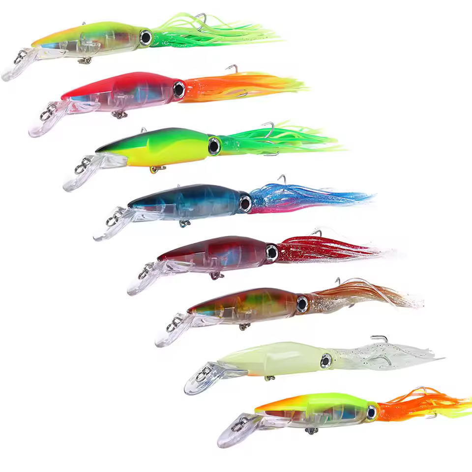 Squid Fishing Lure 14cm 40g Soft Squid Manufacturer Sale Soft Plastic Lures