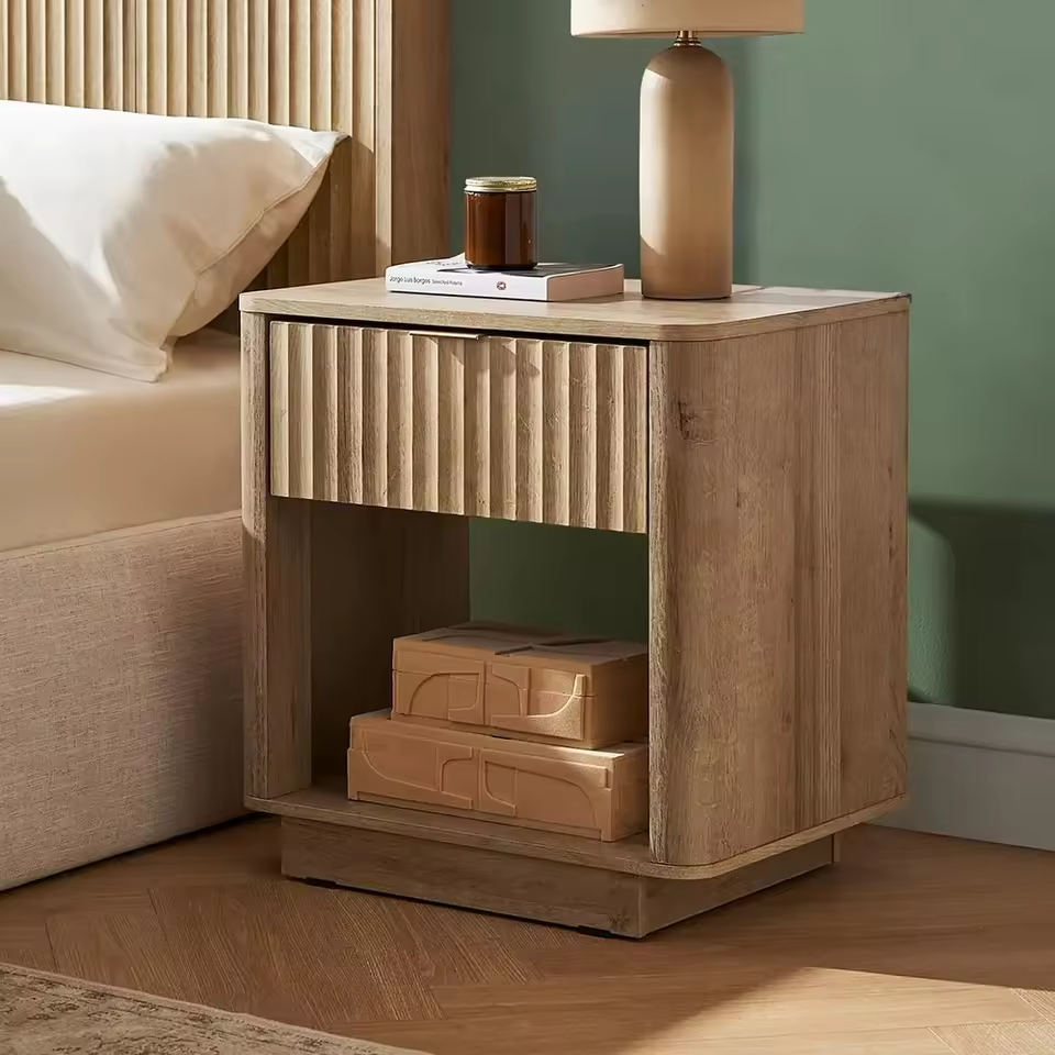 Low Price Wholesale Home Living Room Furniture Set Bedside Table Modern With Fast Shipping Wooden Bedside Table
