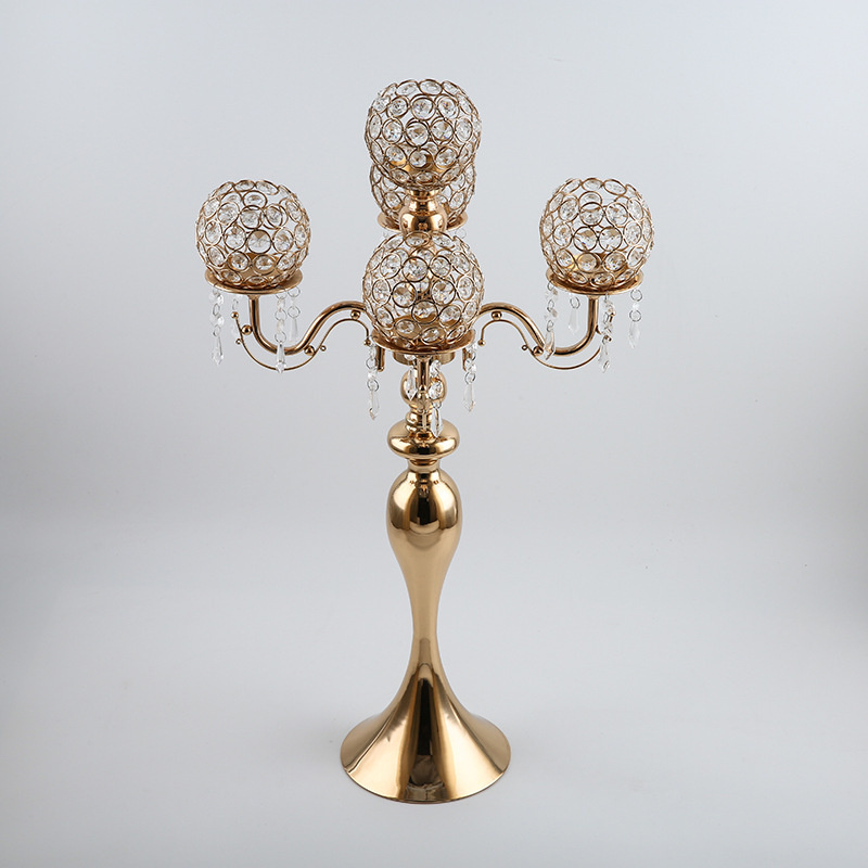 Elegant Candelabra Centerpiece for Home and Hotel Table Settings