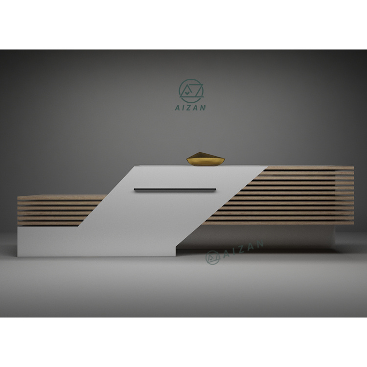 2024 Newest Design Contemporary Office Furniture Modern Front Desk Counter for Hotel Beauty Salon SPA Retail Store