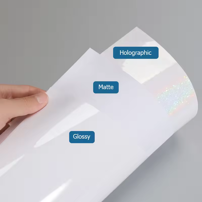 A4 Holographic Cold Lamination Film Self Adhesive Pvc Transfer Paper Waterproof Matte Photo Vinyl Sticker Sheets Wholesale