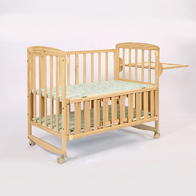 Manufacturer Selling Furniture Sets Baby Crib Bumpers Bed on Wheels