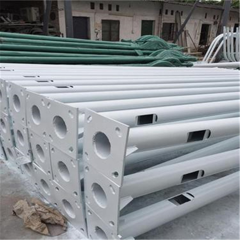 Hepu of Steel Polyester Octagonal Solar Road Traffic LED Street Lighting/Light Pole