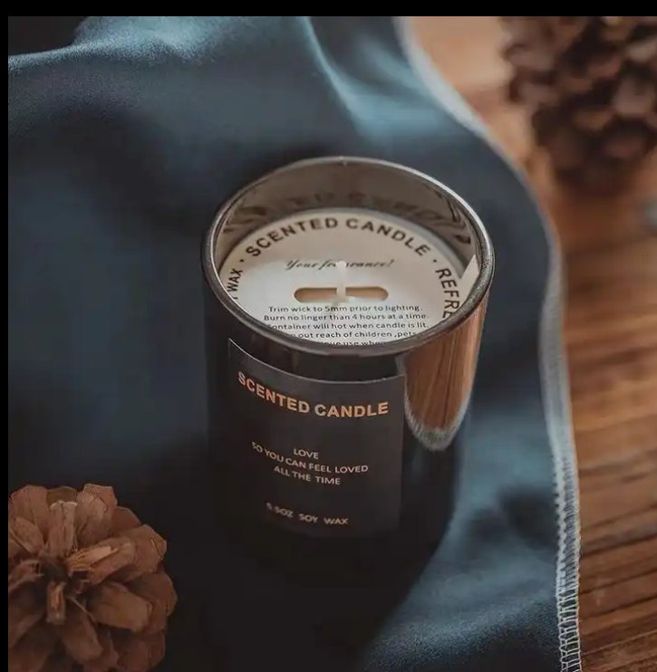 New Arrival Luxury Gift Sets Dry Flower Candle Scented Wax Candles Aromatherapy Soy Wax Candles in Stock