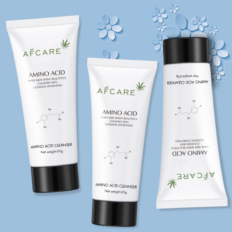 High Quality OEM Amino Acid Foam Deep Cleaning Whitening Facial Cleanser