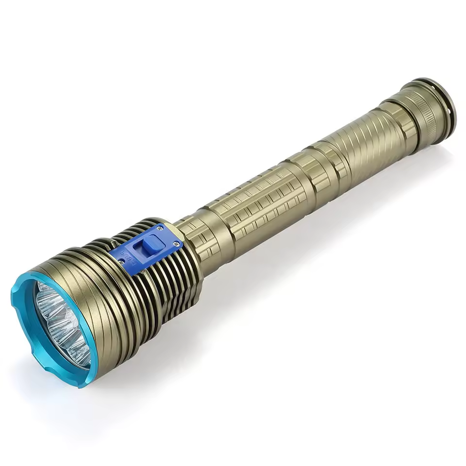Factory Direct 9 Led Diving Flashlight Bright Waterproof Aluminum Alloy Lamp Ip68 Usb Charging For Camping And Underwater Use