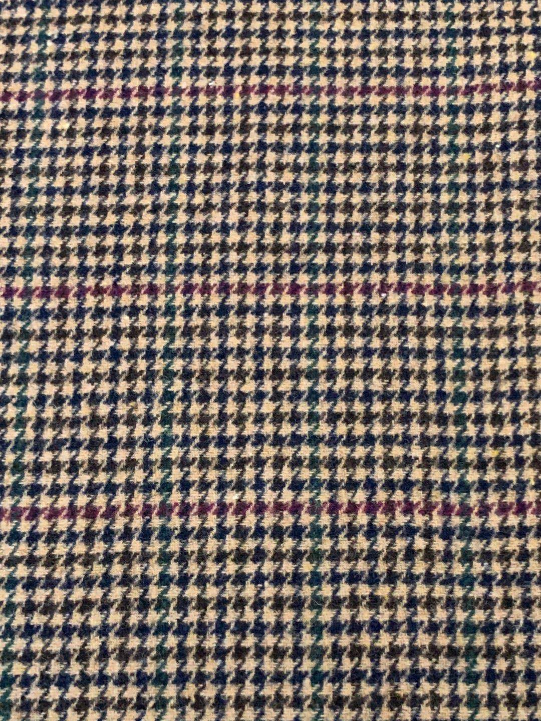 1/5high Satisfaction 65%Rayon 35%Polyetsr Tweed Brown Herringbone Fabric for Suits