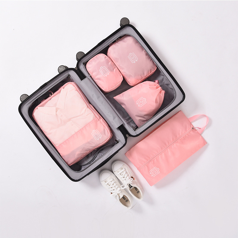 5 Pieces Packing Cubes Set Travel Storage Multi-Functional Travel Luggage Organizers Bag