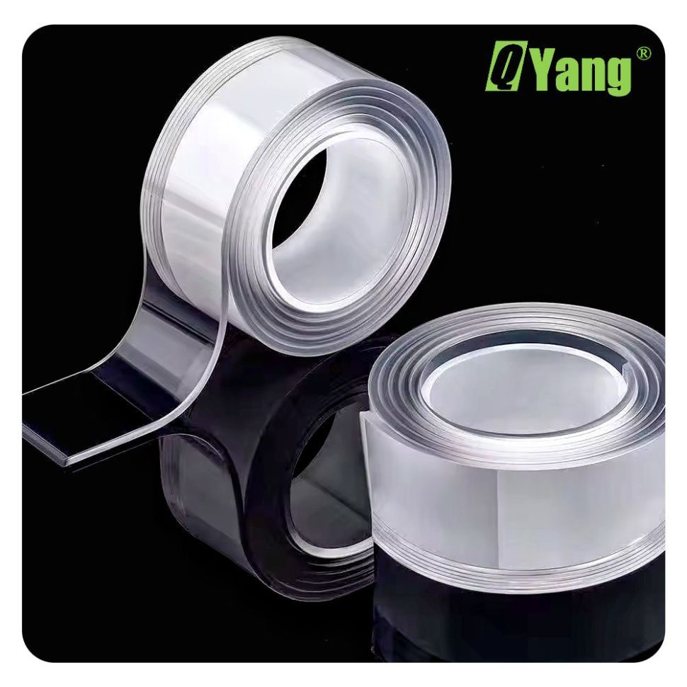 High Transparency Nano Solvent Acrylic Adhesive Double-Sided Pet Tape