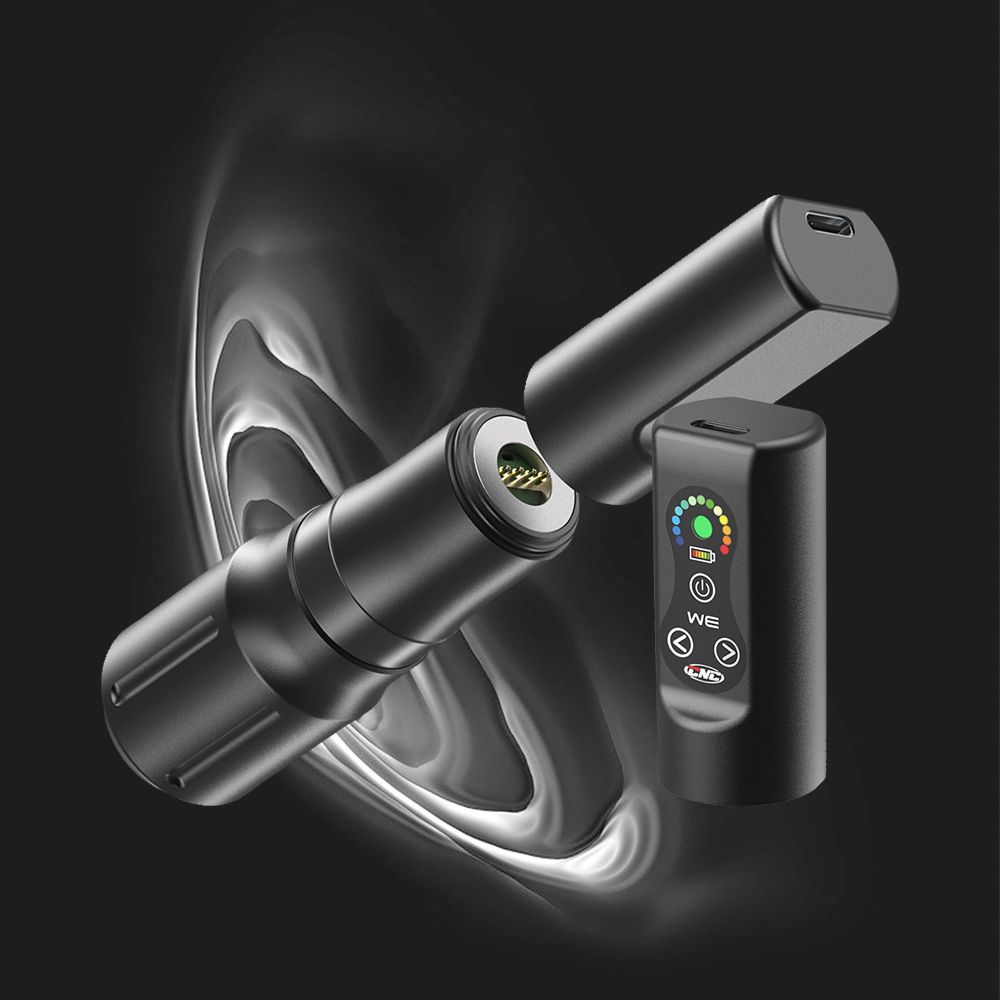 Dual Baterry Strong Power Tattoo Gun Permanent Body Tattoo Machine Wireless Rotary Professional Tattoo Pen