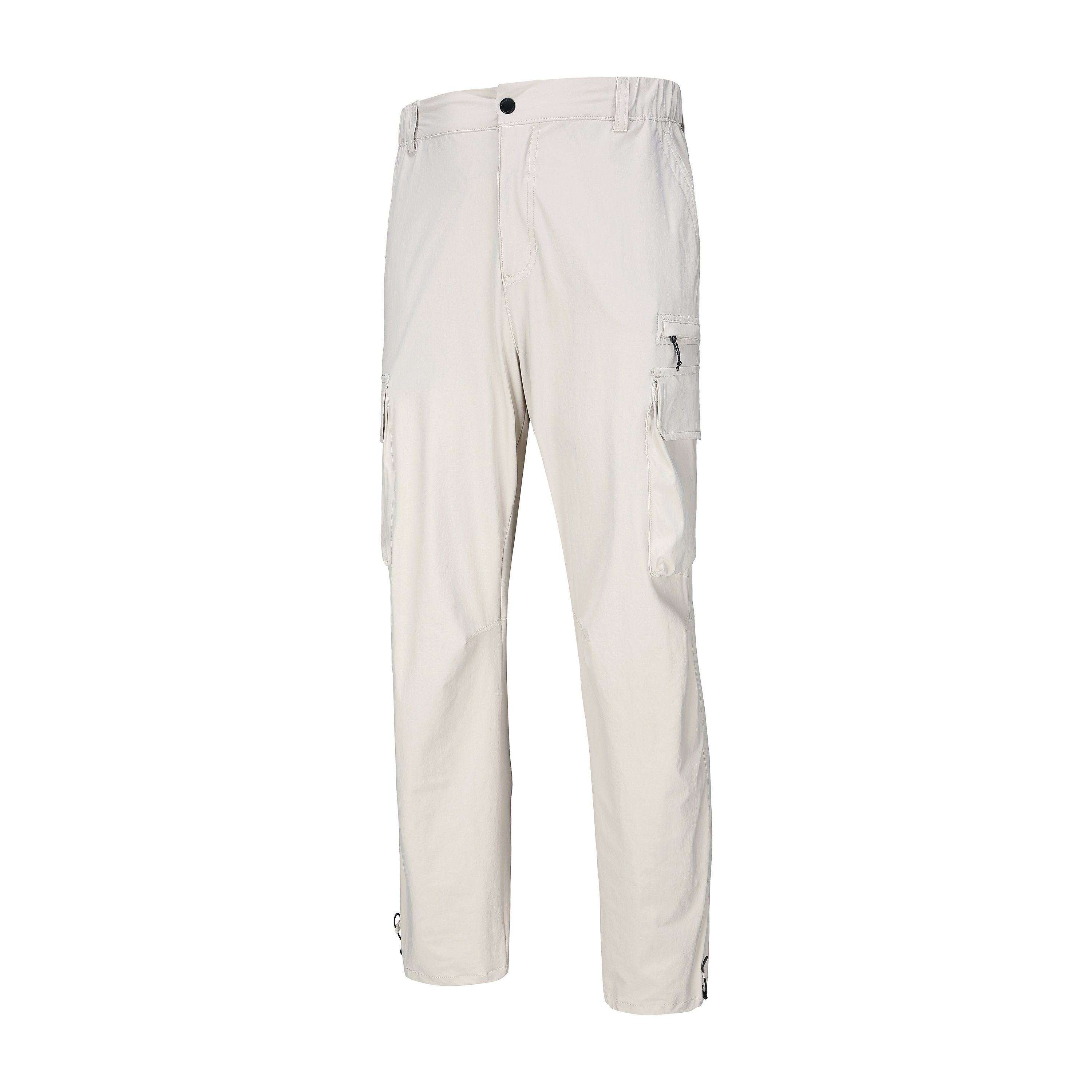 Men's and Women's Sports Outdoor Quick-Drying Breathable Trousers Light Khaki