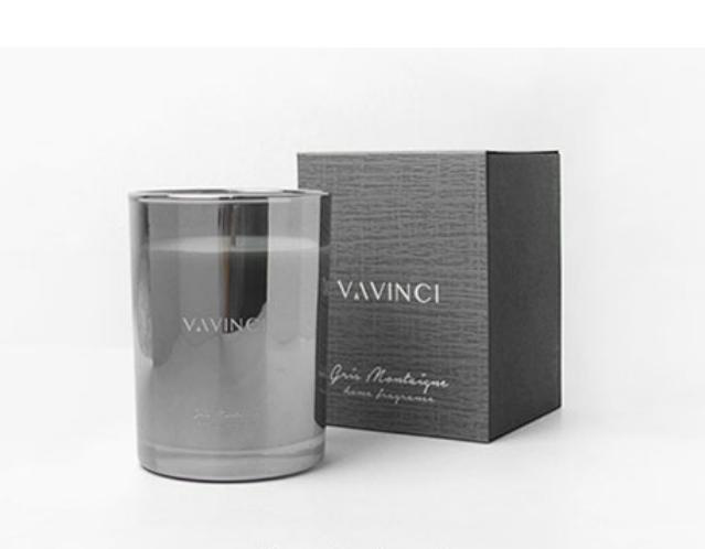 Grey Holder Plating Private Label China Manufacturer Scented Glass Soy Wax Gift Candle for Home Decor