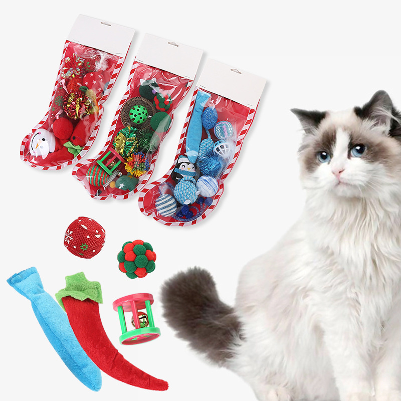 Factory Stock Wholesale Pet Supplies New Listing All Kinds Christmas Toy Sets