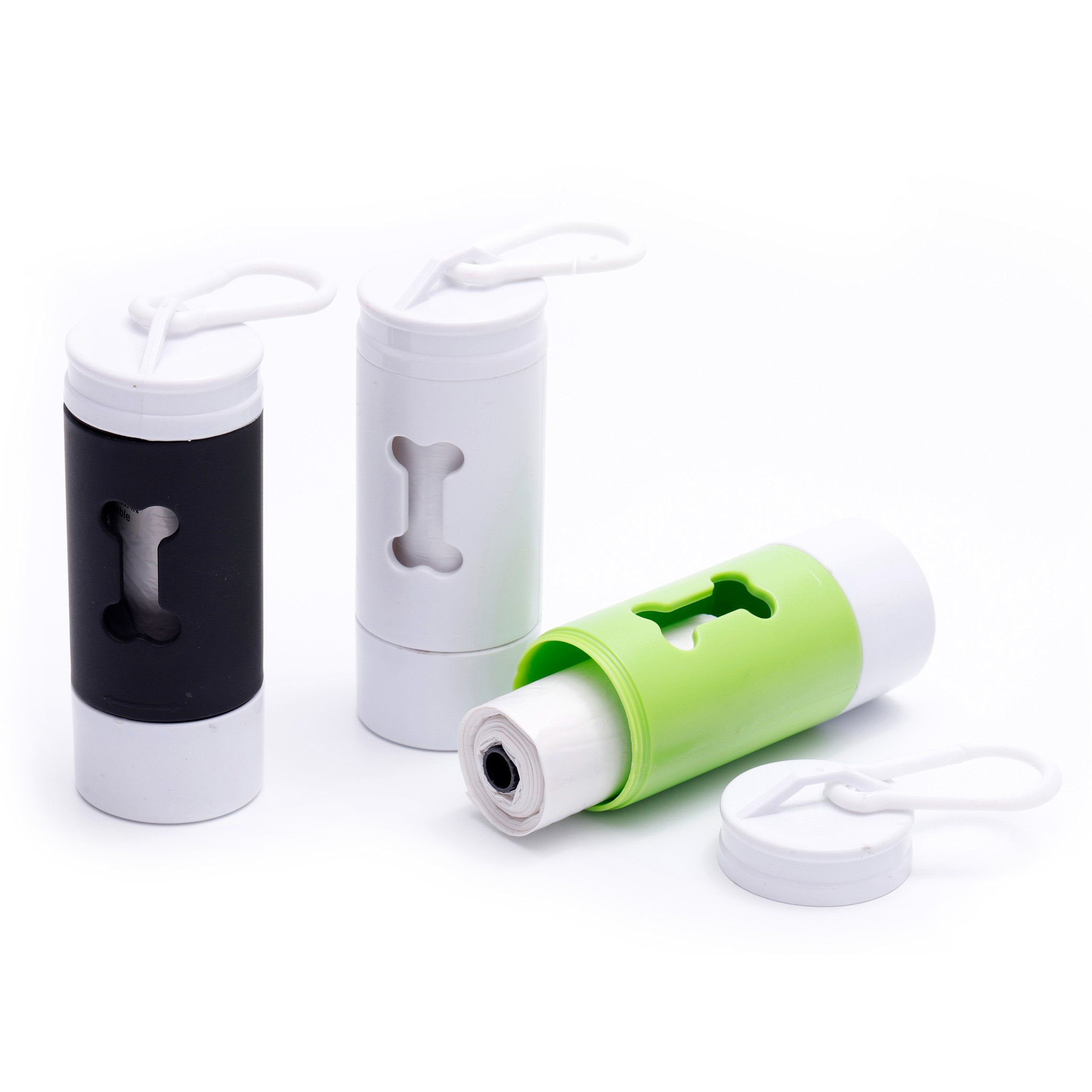 Flashlight Shape Dog Poop Bag Holder High Quality Black Dispenser