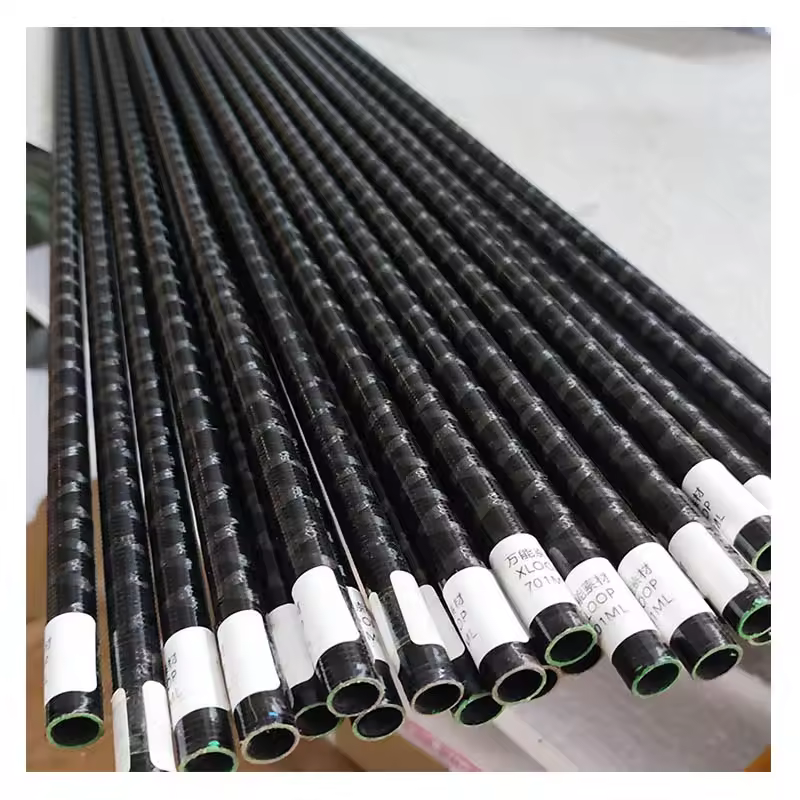 Fishing Rod Blank Manufacturer Wholesale 1 Section 7'0" 2 X-loop Carbon Tape Surface Casting Rod Blank Bass Fishing Rod Blank
