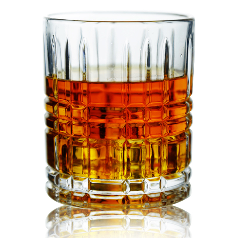 Premium 360 Ml Old Fashioned Glass Cup Thick Bottom Rum Style Glassware Whiskey Glasses for Bourbon