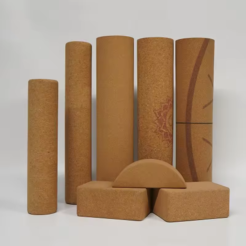 Yoga Mat Set Oem Factory Direct Selling High Quality Eco Friendly Anti Slip Cork Tpe/rubber Yoga Mats With High Service