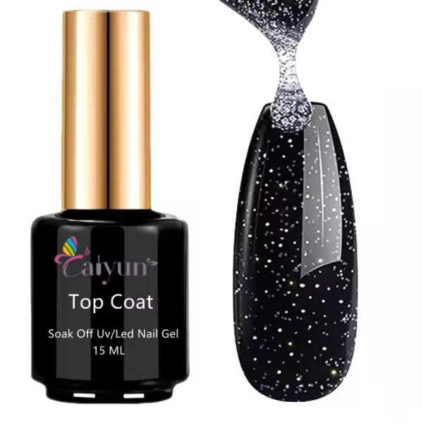 Suitable Winter Wholesale New Arrival Nails Products Private Label Strong Original Shimmer Top Coat