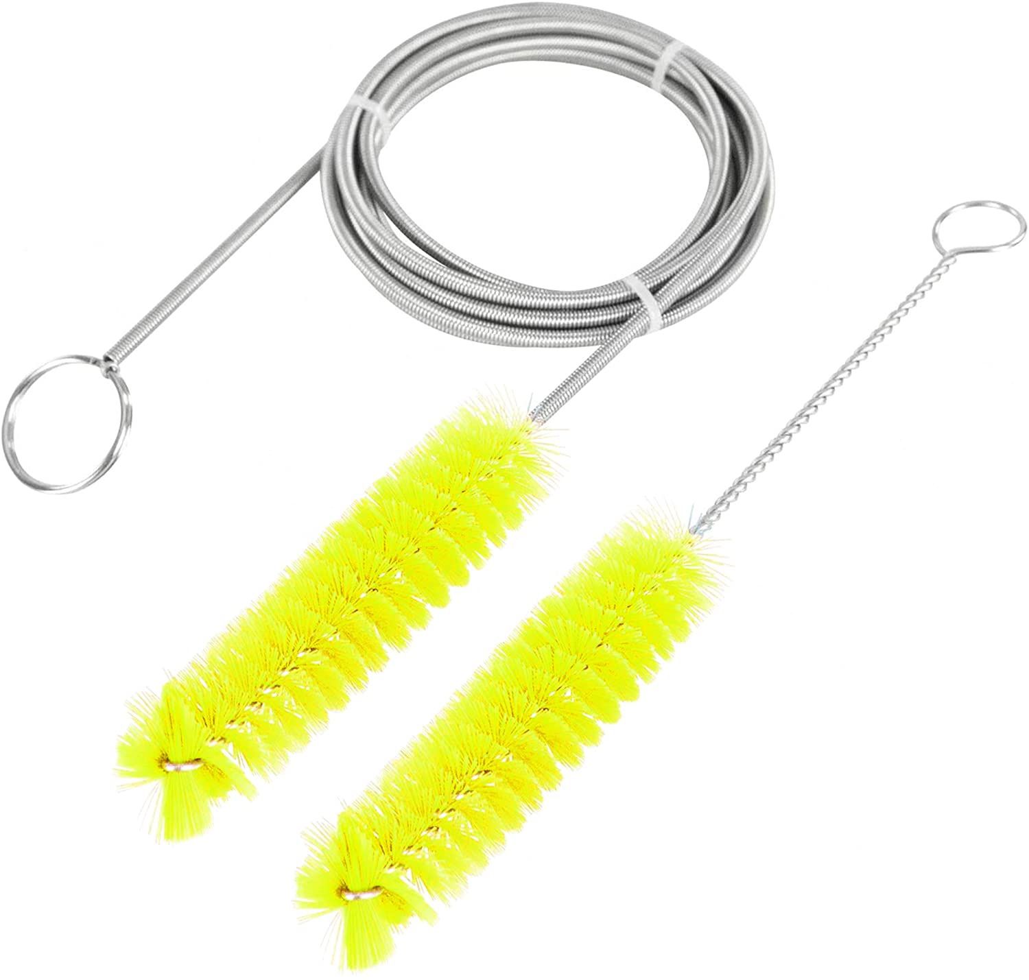 Customizable Two-End Nylon CPAP Tube Brush Cleaner