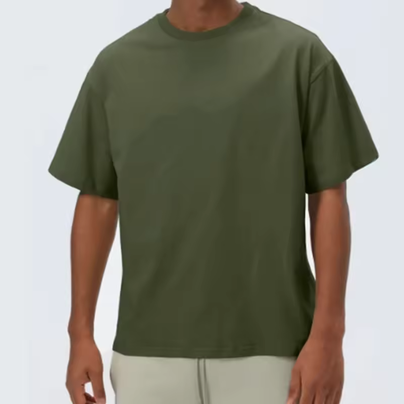 Men Oversized T Shirts Heavy Cotton Acid Washed Stock Unisex Tee Loose Fit Short Sleeve Casual Streetwear Shirts For Men