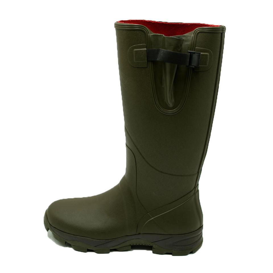 High Quality Factory High Heel Hunting Boots Anti-slip Waterproof Rubber Boots for Men