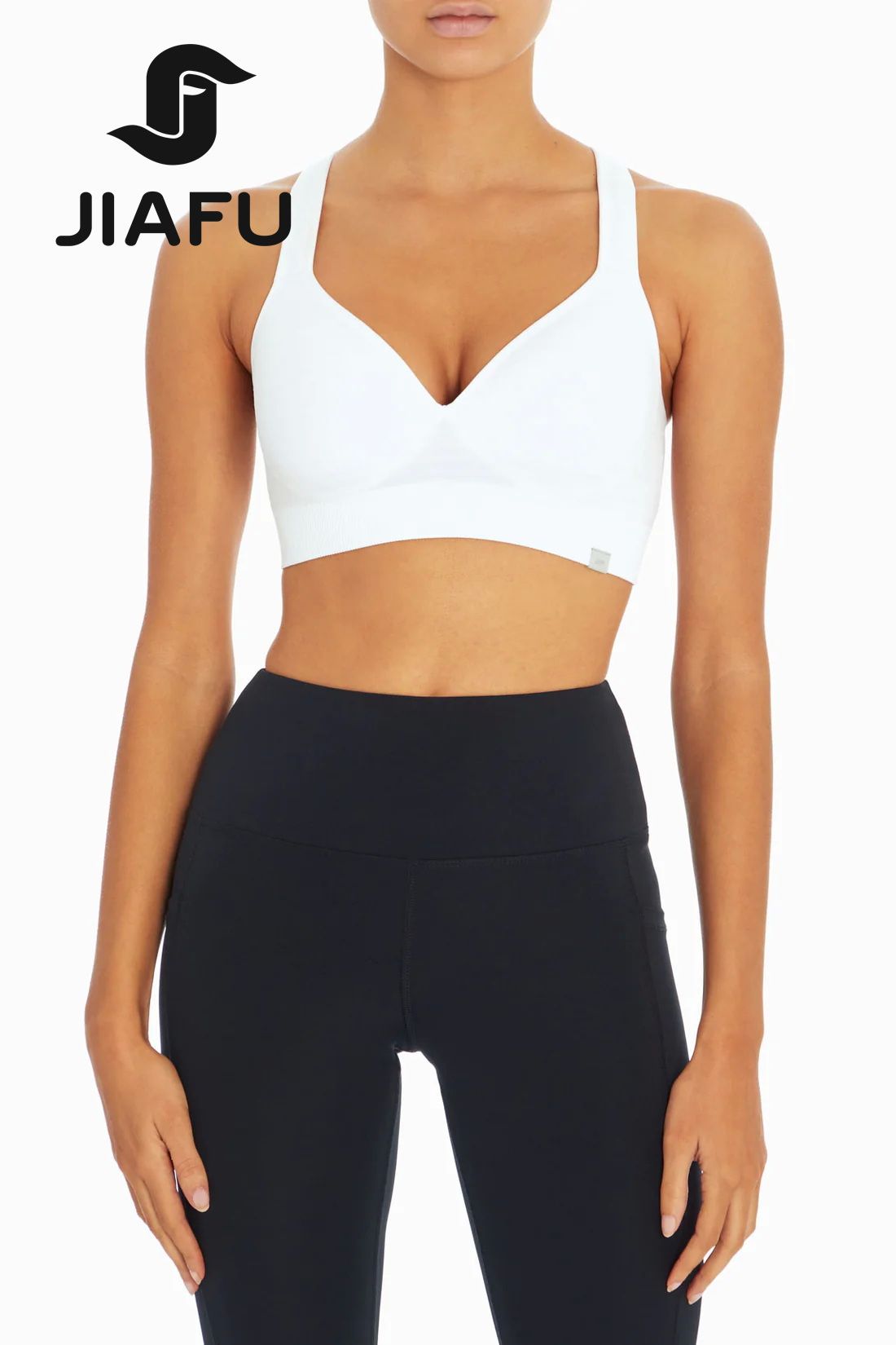 Hot Selling High Quality Yoga Wear Women V Neck Fitness Sexy Seamless Yoga Bra