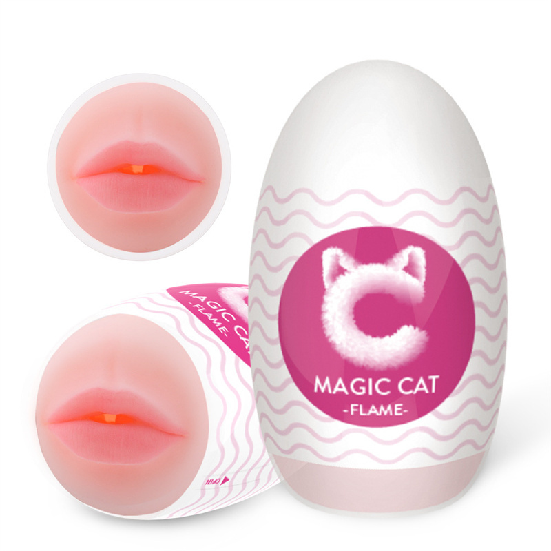 Magic Cat Portable Realistic Silicone Pocket Pussy Toy for Men Masturbation