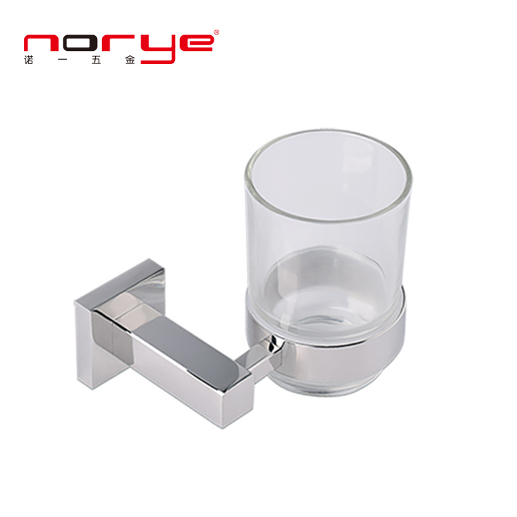 Waterproof High Quality for Bathroom Toothbrush Ceramic Glass Cup Holder