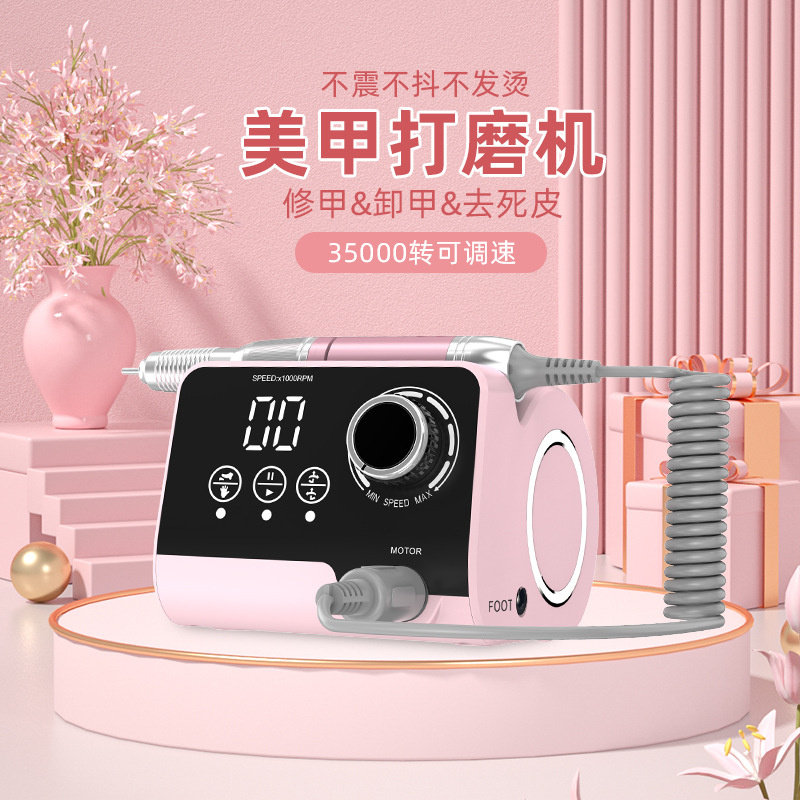 Efficient Nail Polishing Machine for Quick Home Nail Finish Touch-UPS
