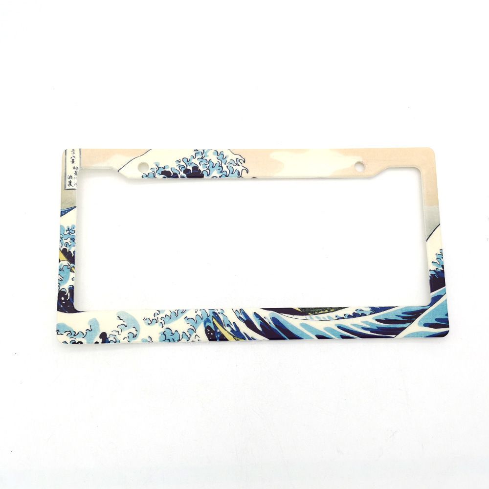 Bestselling Us Standard Durable Leopard & Frog Pattern License Frame