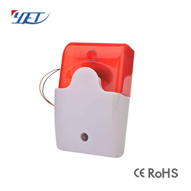 Wireless GSM Home Touch Security Alarm System Smart PIR/Door Sensor with External Flash Strobe Light Siren Yet619