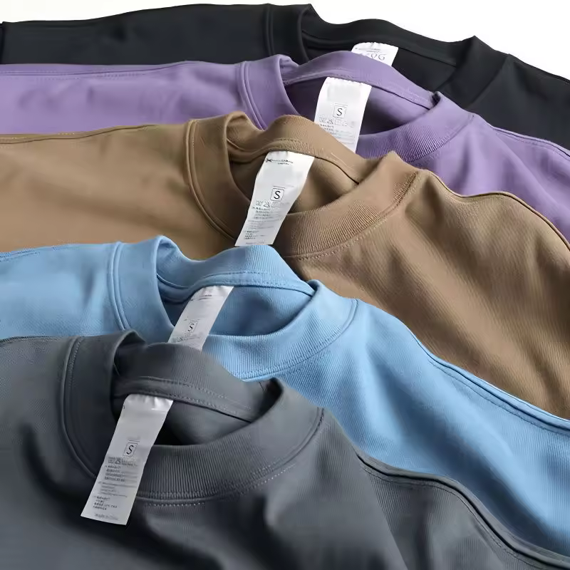 2024 Stock Wholesale T-shirt Accept Graphic Custom Men's Cotton T-shirt Custom Summer Your Exclusive Logo Basic Tee