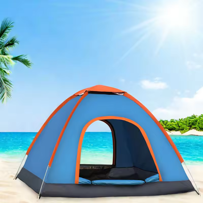 Camping Tent With Company Logo Outdoor Automatic Tent Survival Living Room Tent For Camping And Outdoor Activities