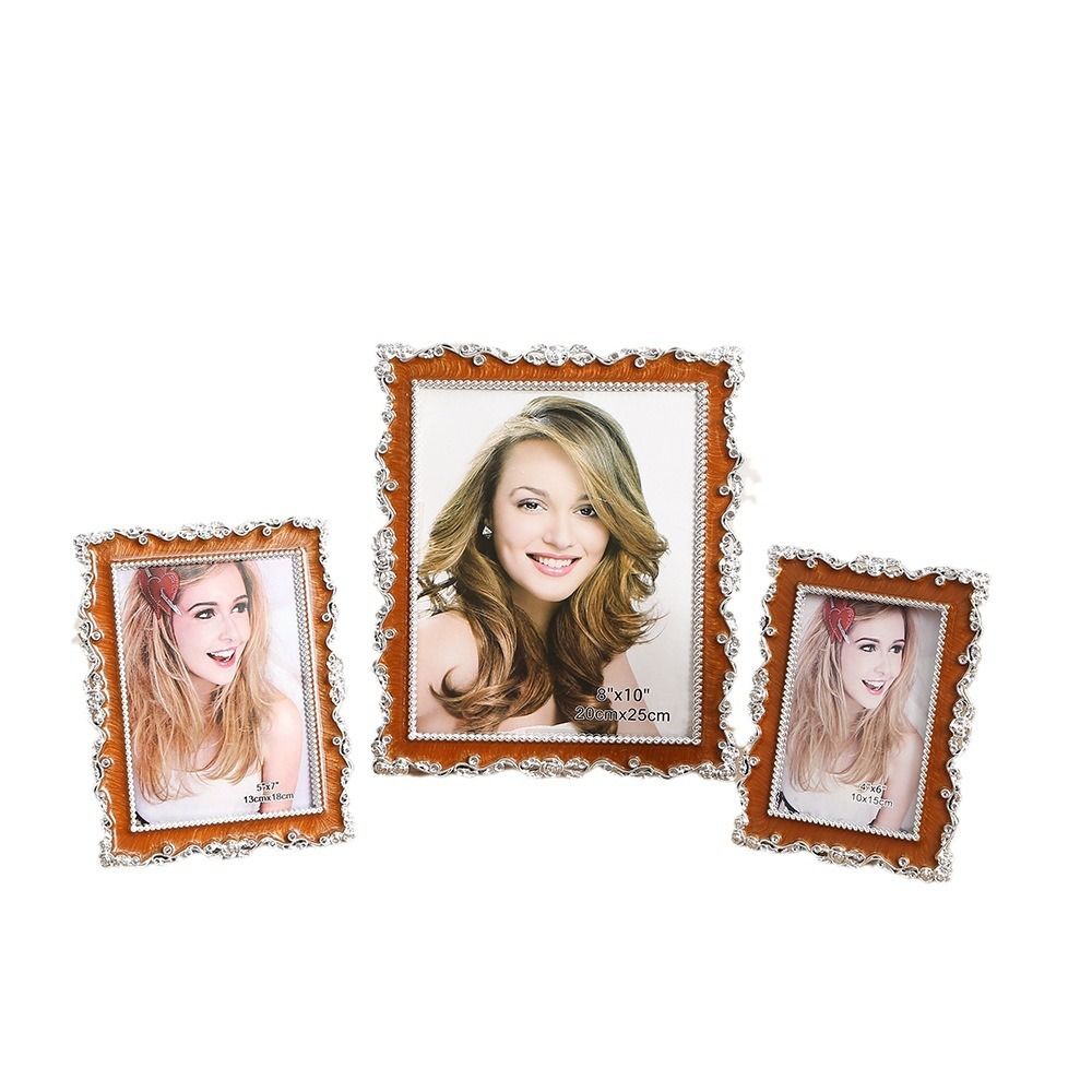 Popular Resin European Style Pearl Photos Frame Painting Frame