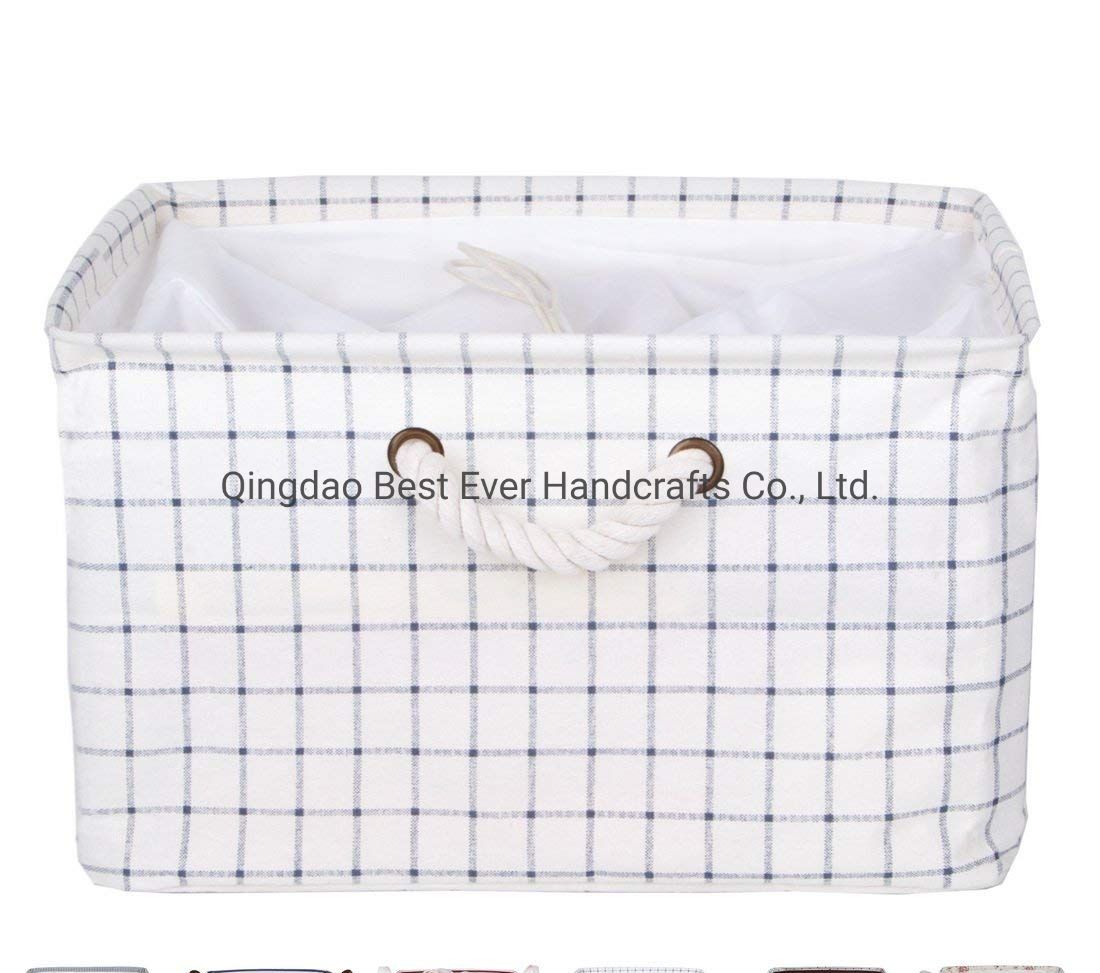 Fabric Nursery Hamper with Handles for Organizing