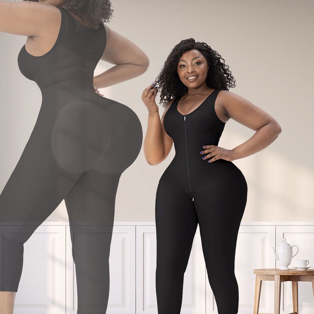 High Waist Compression Butt Lifter Full Body Tummy Control Stage 1 Faja Plus Size Fajas Colombianas Shapewear