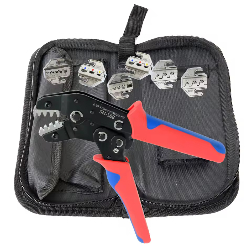 Cable Lug Insulated Tubular Hand Crimper Plier Set Cable Wire Tubular Cord End Terminal Ferrule Crimping Tool Kits