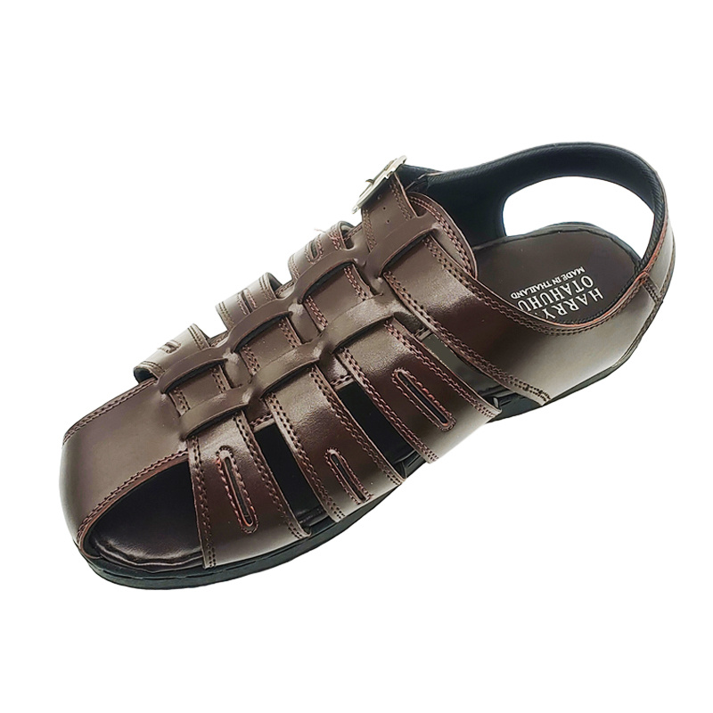 Hot Selling Customization Fashionable Leisure Wading Open Wholesale Men Shoes Genuine Leather Sandals