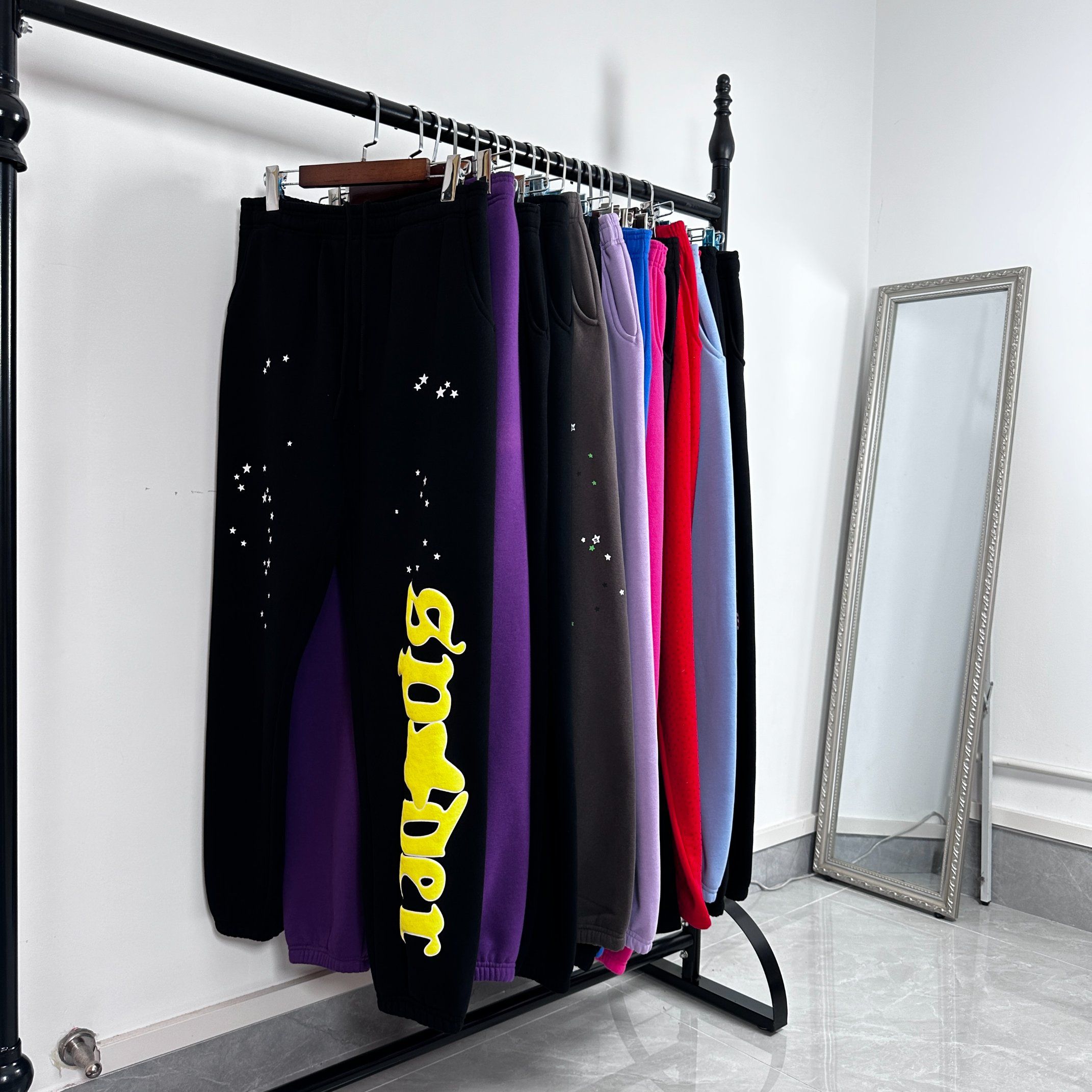 Spider Streetwear Joggers Unisex Fit with Stylish Graphic Print